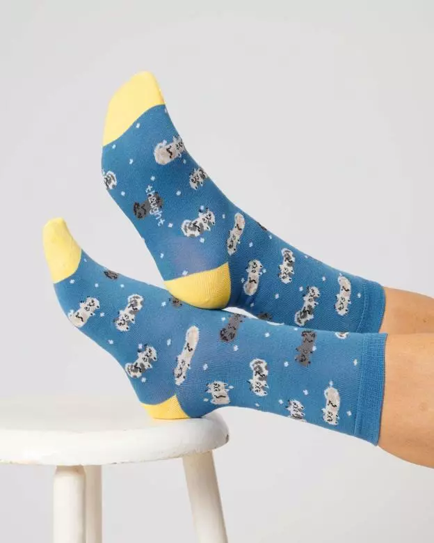 Socken Modell: Sleepy Cat Socken Modell: Sleepy Cat