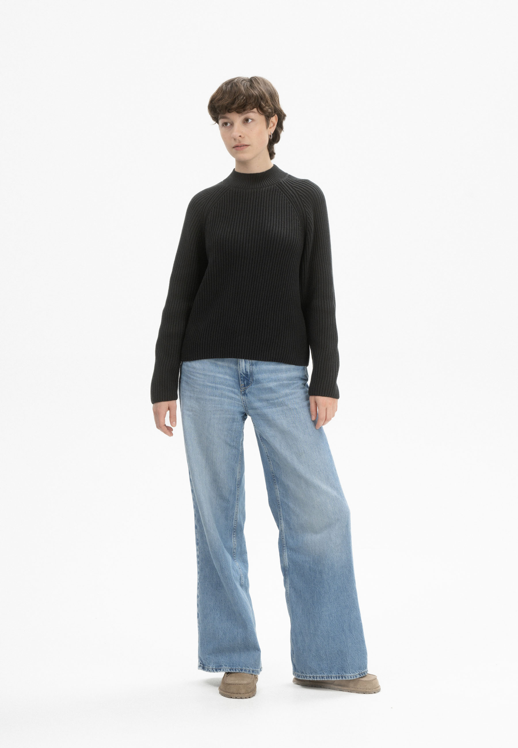 Rippstrick Pullover Modell: Analah