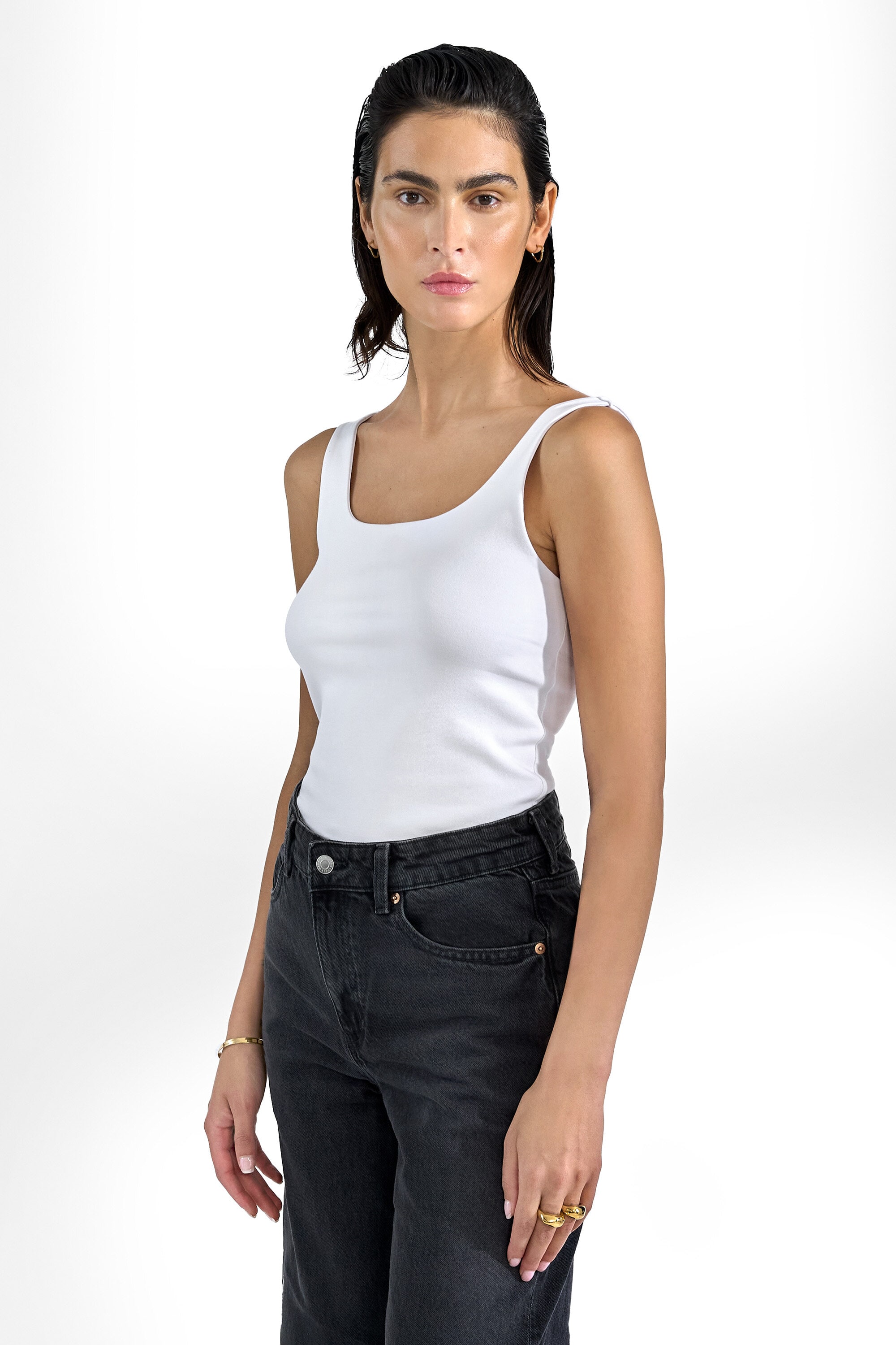 Unterhemd Modell: Tank Scoop Back GOTS