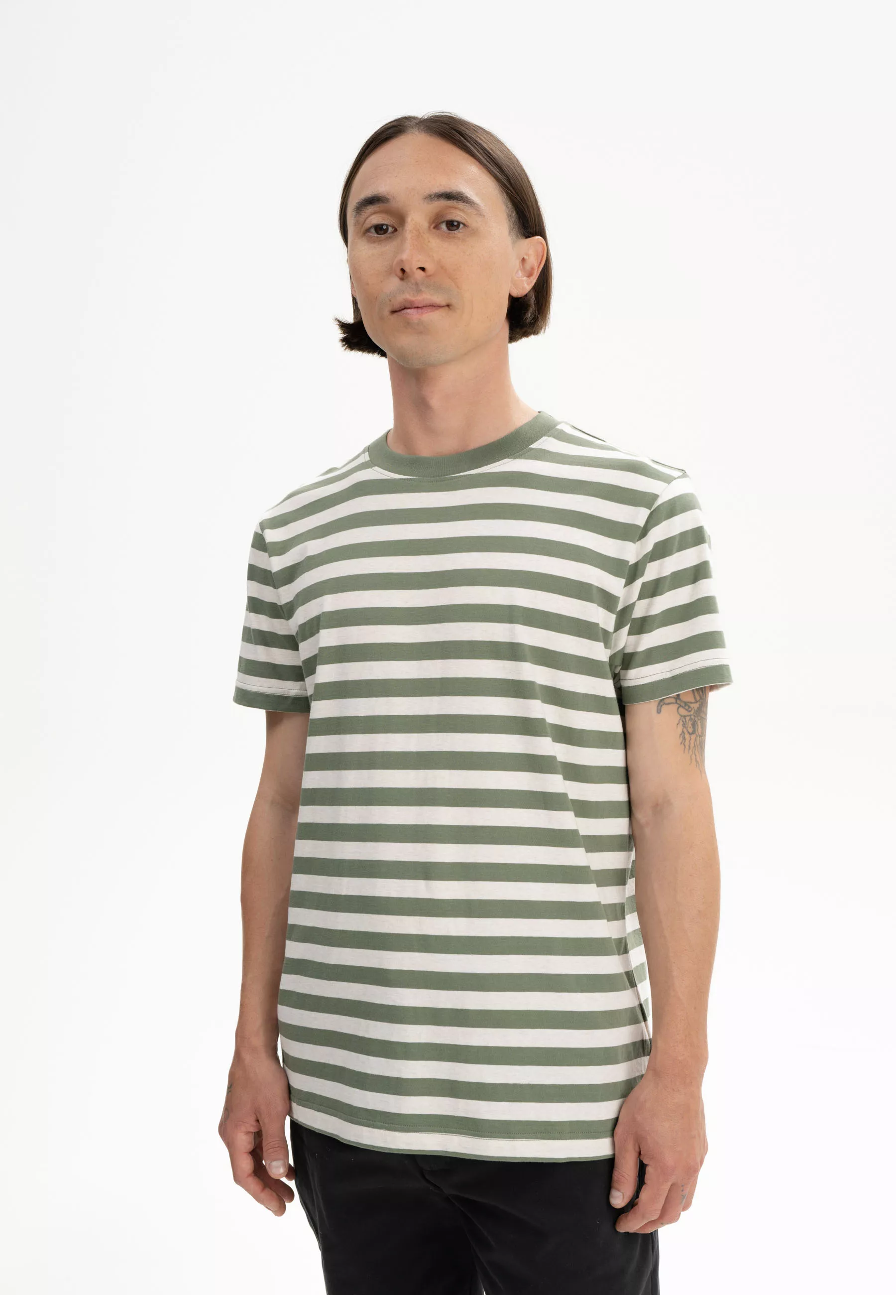 T-Shirt Modell: Avan Stripes GOTS