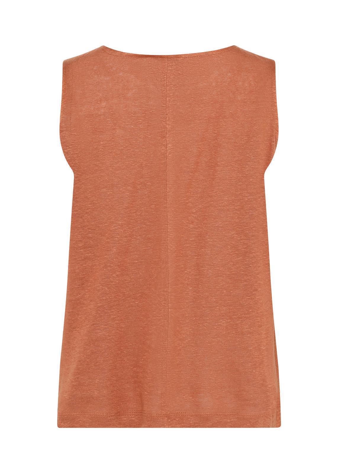 Leinen Tank Top Modell: Dee