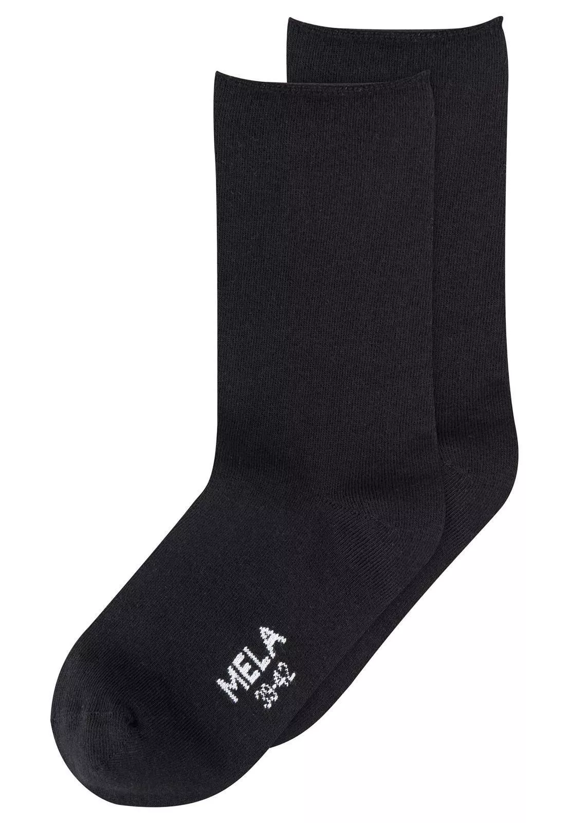 Rollsaum Socken, 2er Pack