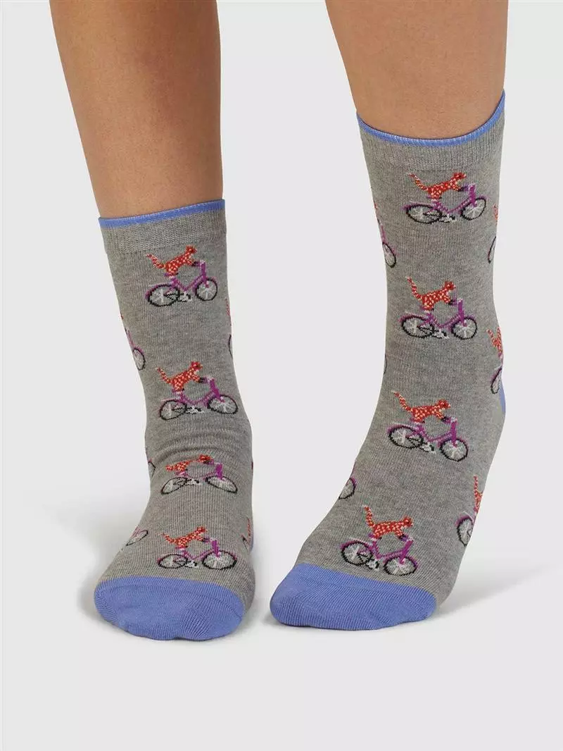 Socken Modell: Dilloyn Cat And Bike