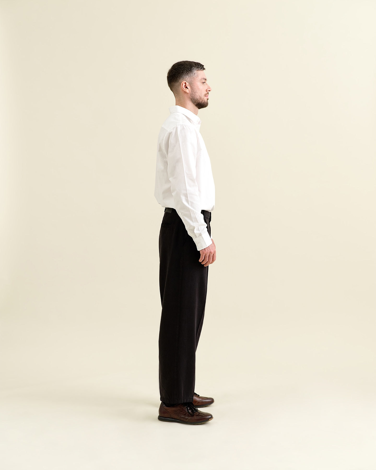 Tencel Taperd Barrel Leg Stoffhose Modell: Lumen