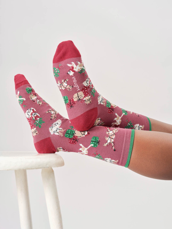 Socken Modell: Christmas Pet