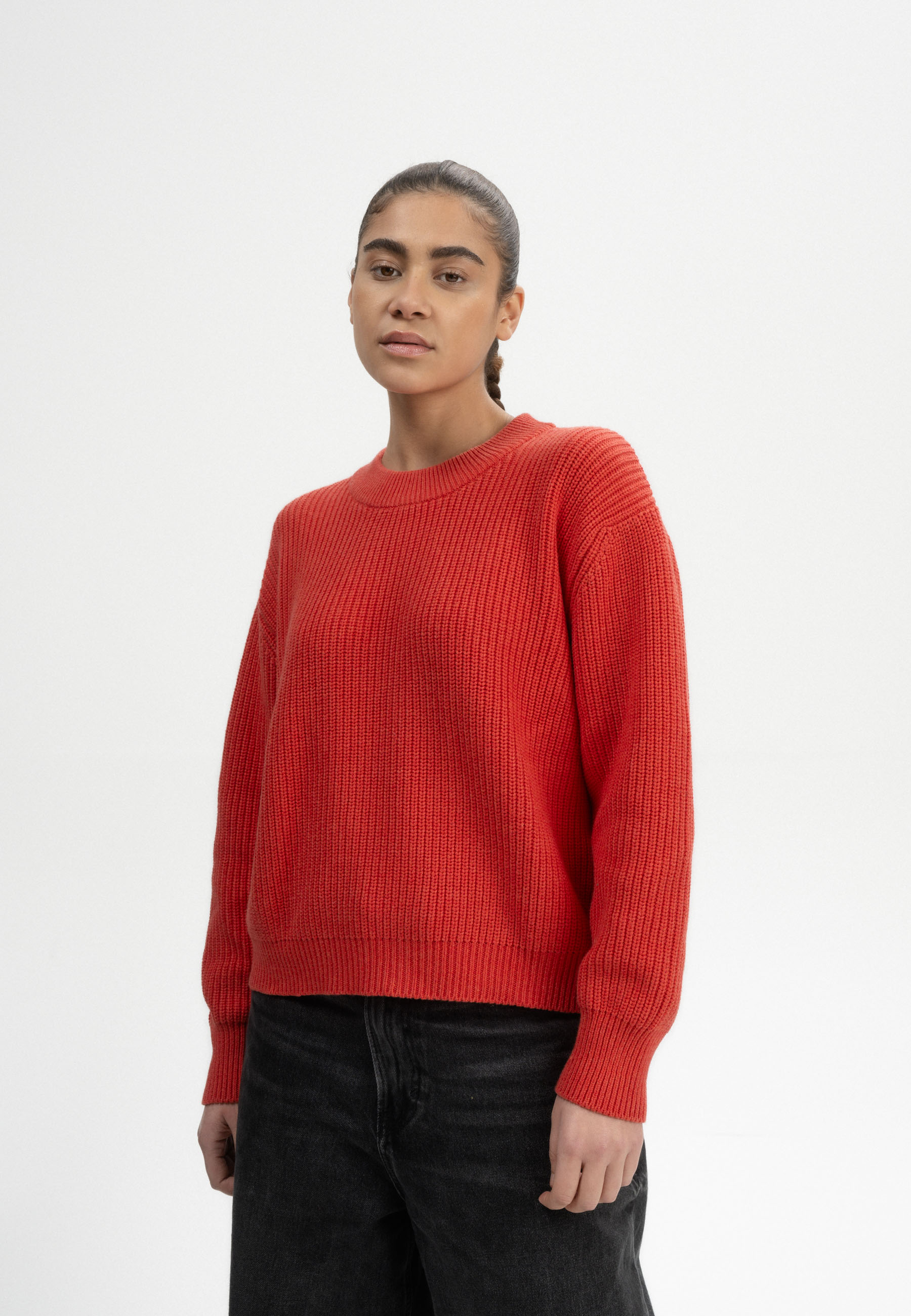 Rippstrick Pullover Modell: Adah