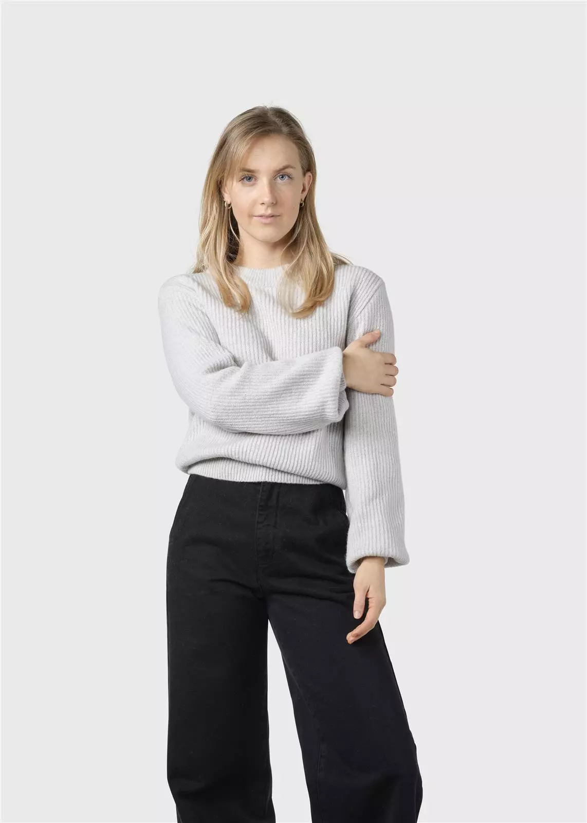 Merino-Pullover Modell: Gerda Merino-Pullover Modell: Gerda
