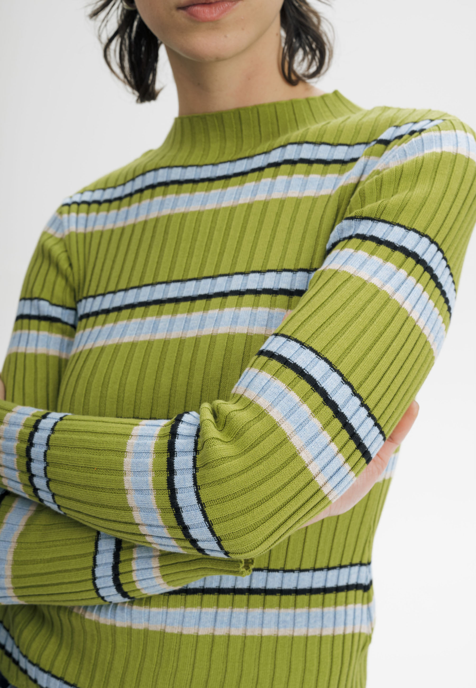 Geripptes Longsleeve Modell: Namari