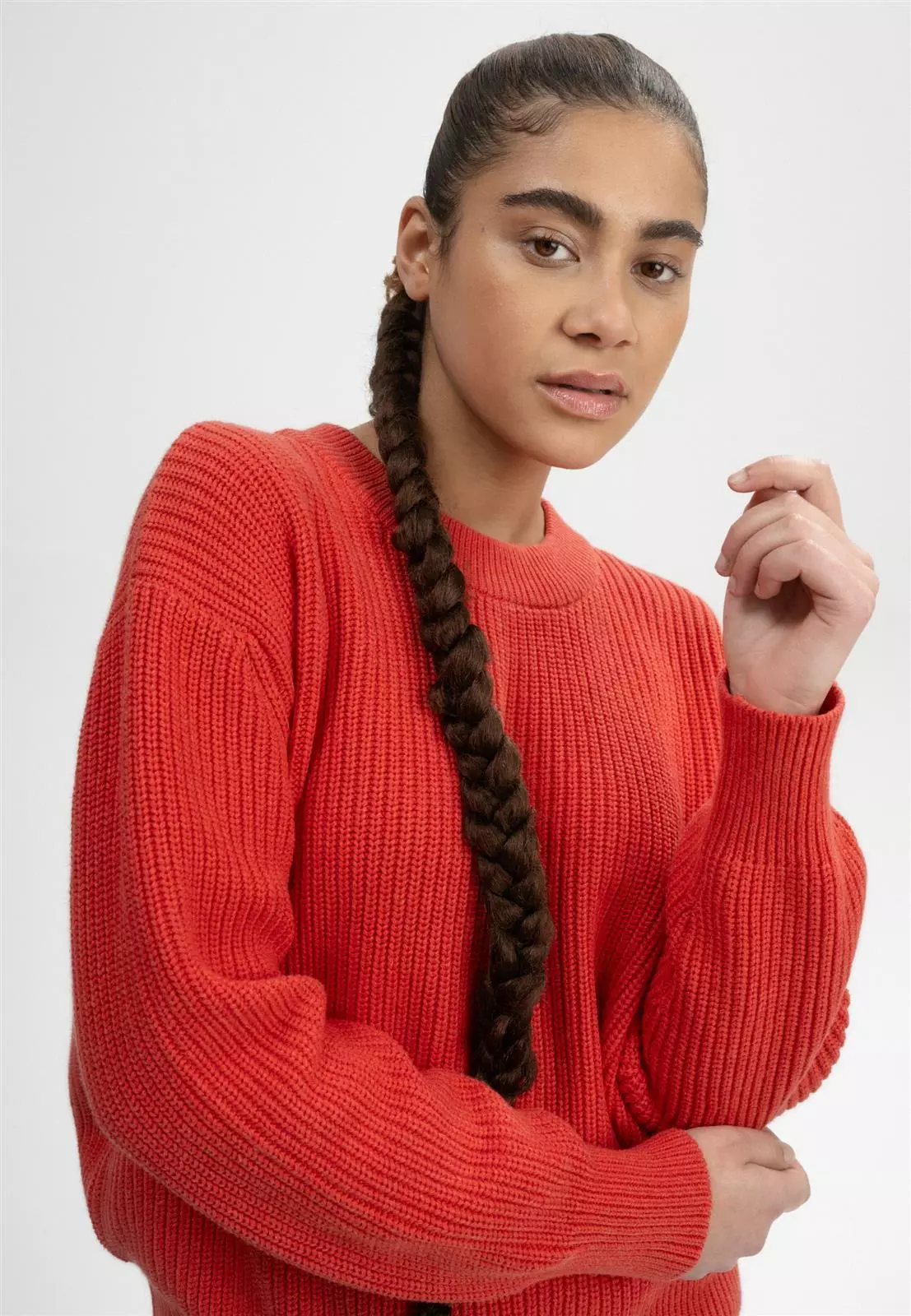Rippstrick Pullover Modell: Adah Rippstrick Pullover Modell: Adah