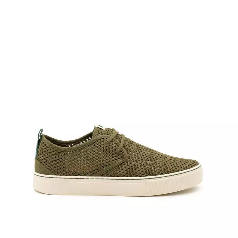 Khaki Mesh-White