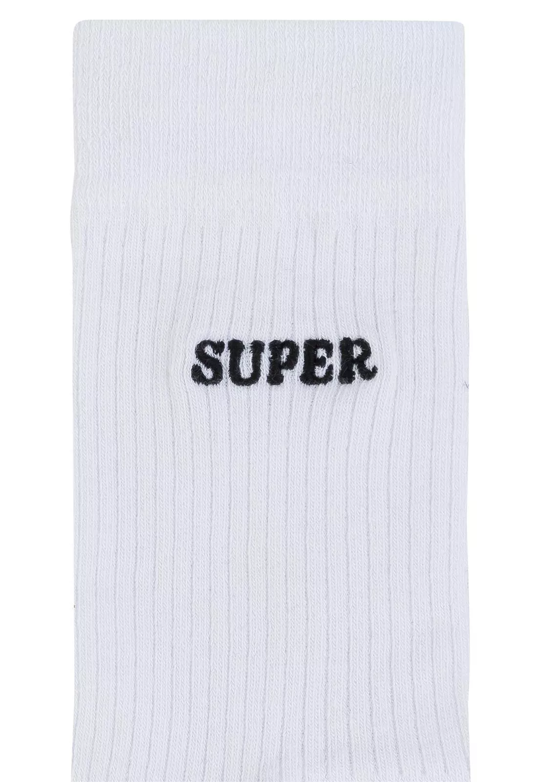Gerippte Socken mit Stickerei, 1er Pack