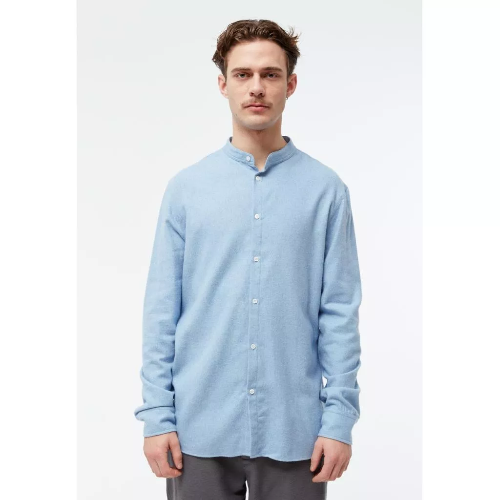 Flanell Stehkragenhemd Modell: Wes
