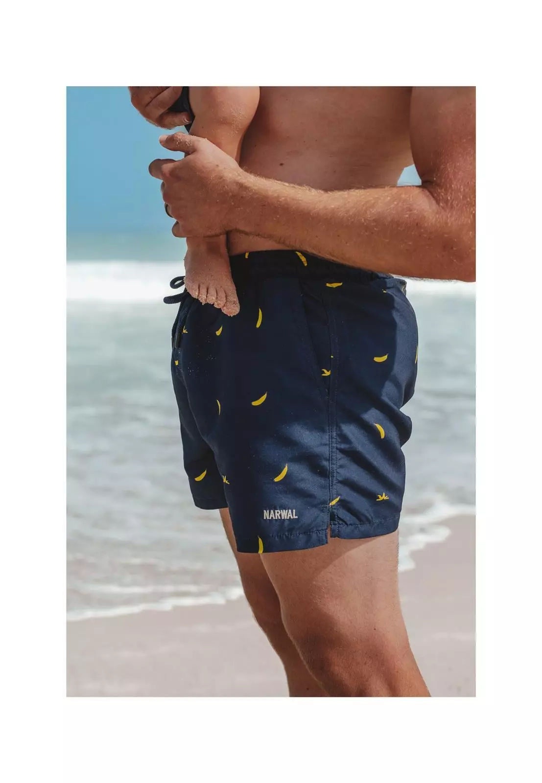 Nachhaltige Badehose mit Print