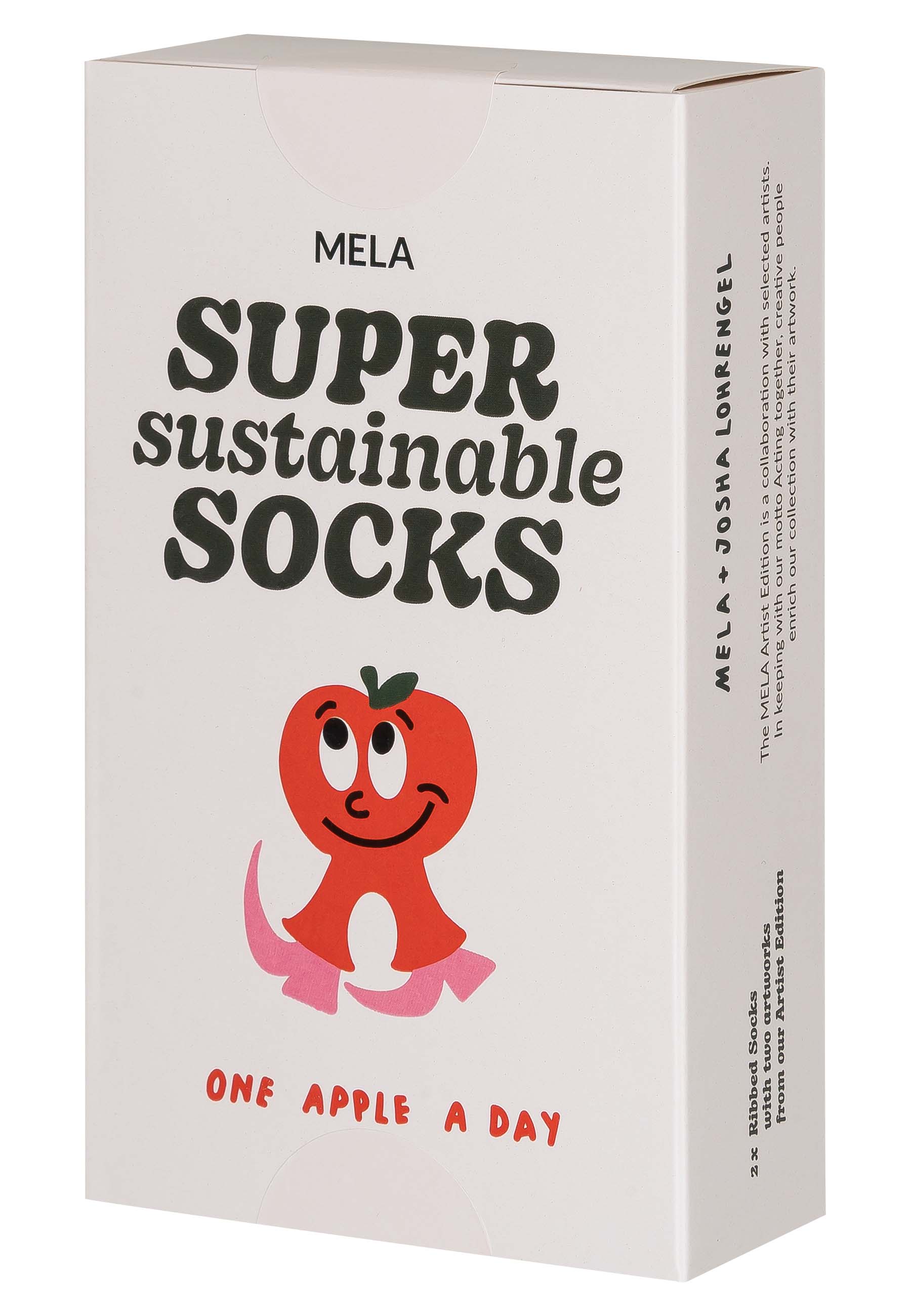 Gerippte Baumwoll-Socken Artist Edition, 2er Pack