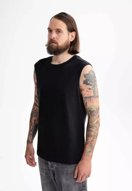 Sujay-Tank-Top-black-02 Tank Top Modell: Sujay GOTS