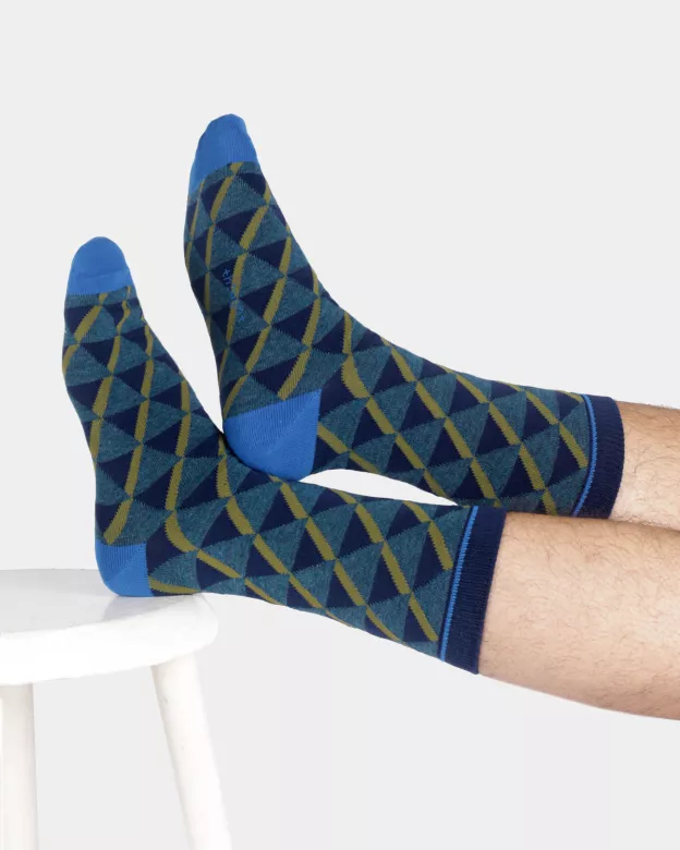 Socken Modell: Geo Pattern