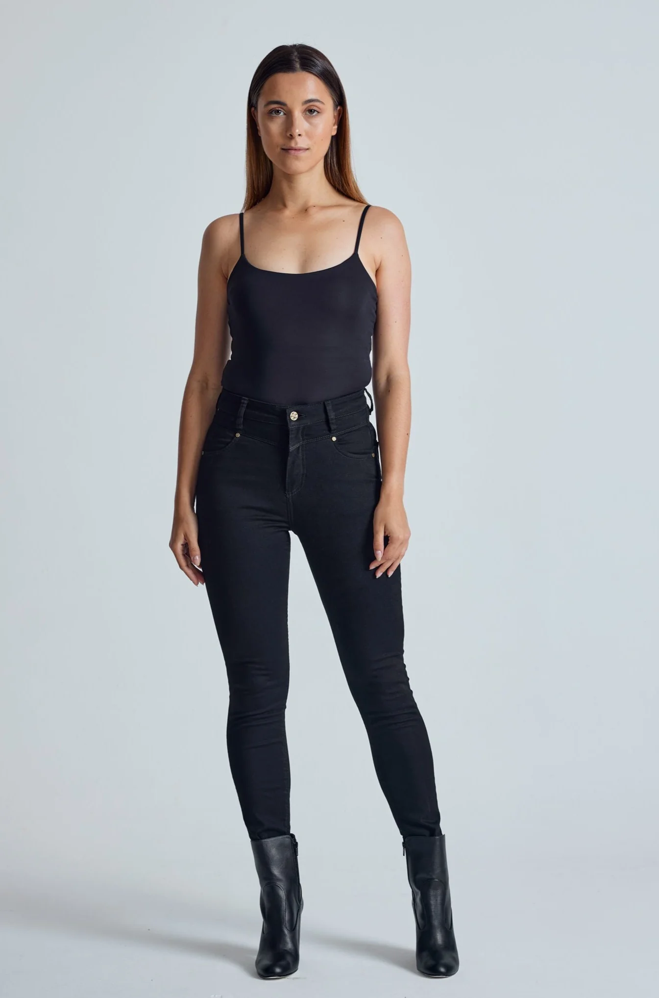 High Waist Skinny Jeans Modell: Nina