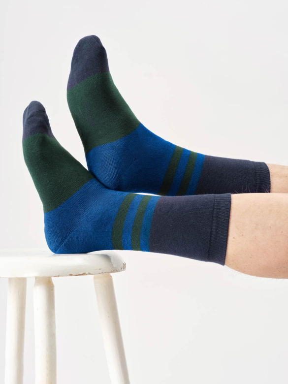 Socken Modell: Colour Blocking