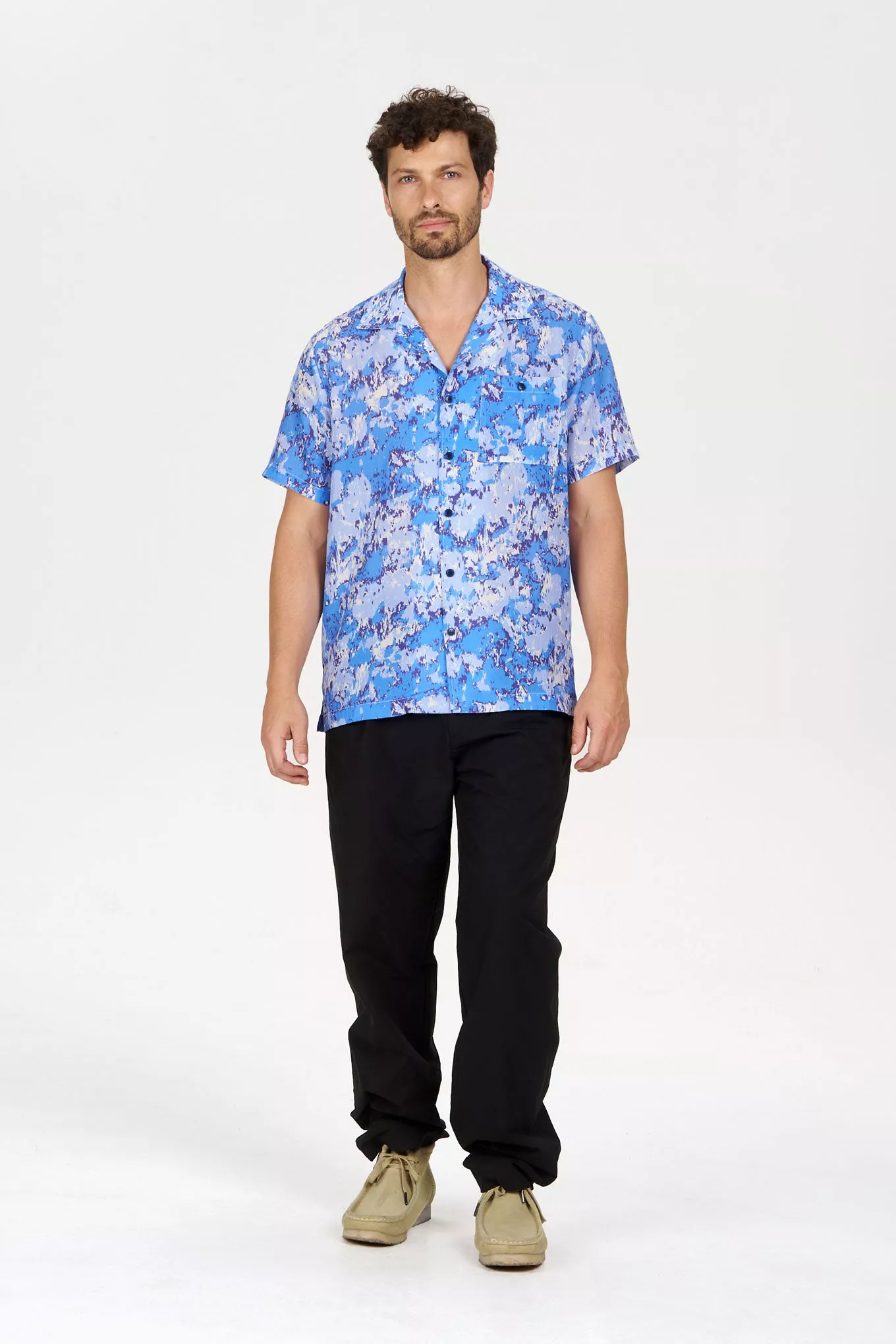 Tencel Kurzarm-Hemd Modell: Spindrift