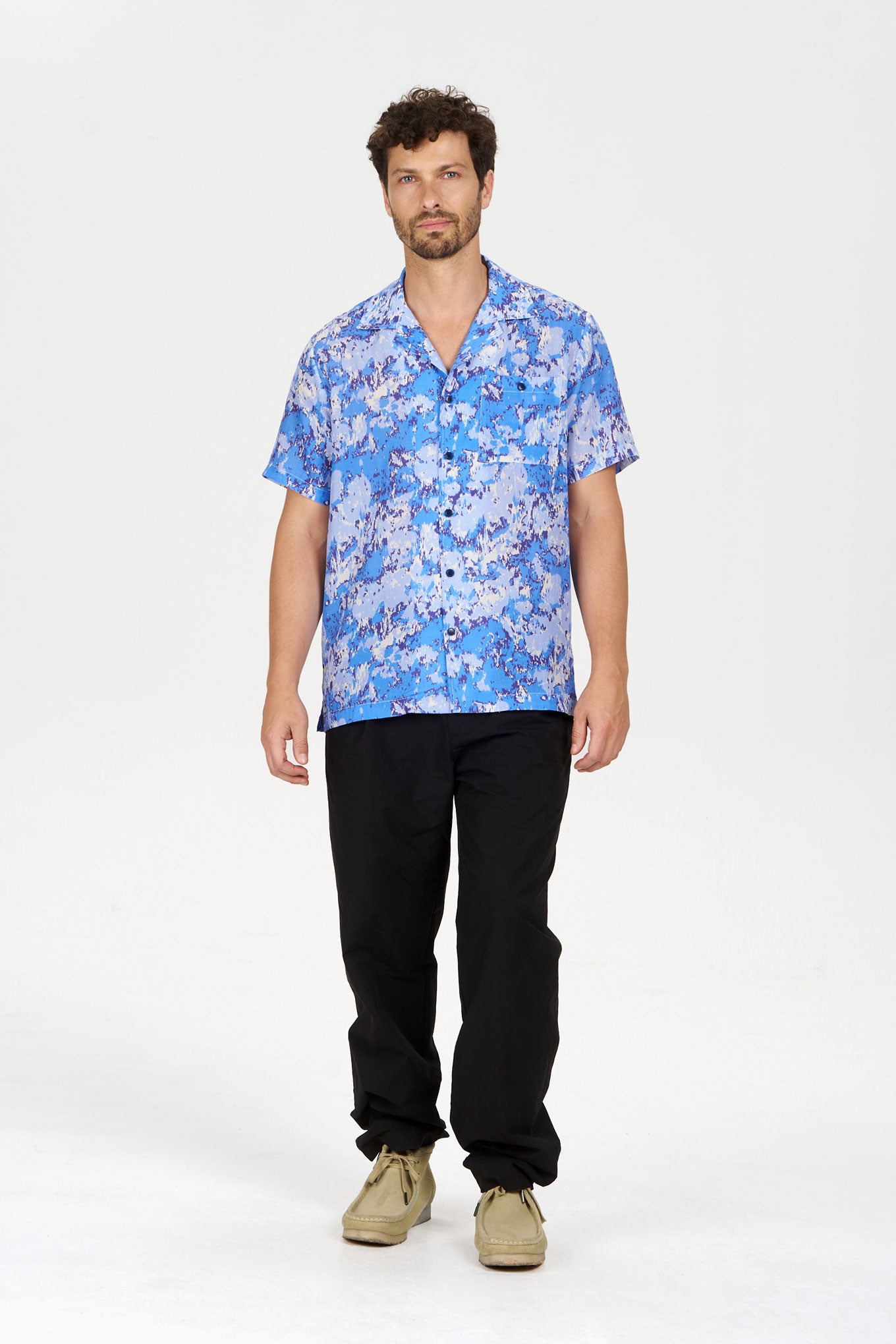 Tencel Kurzarm-Hemd Modell: Spindrift