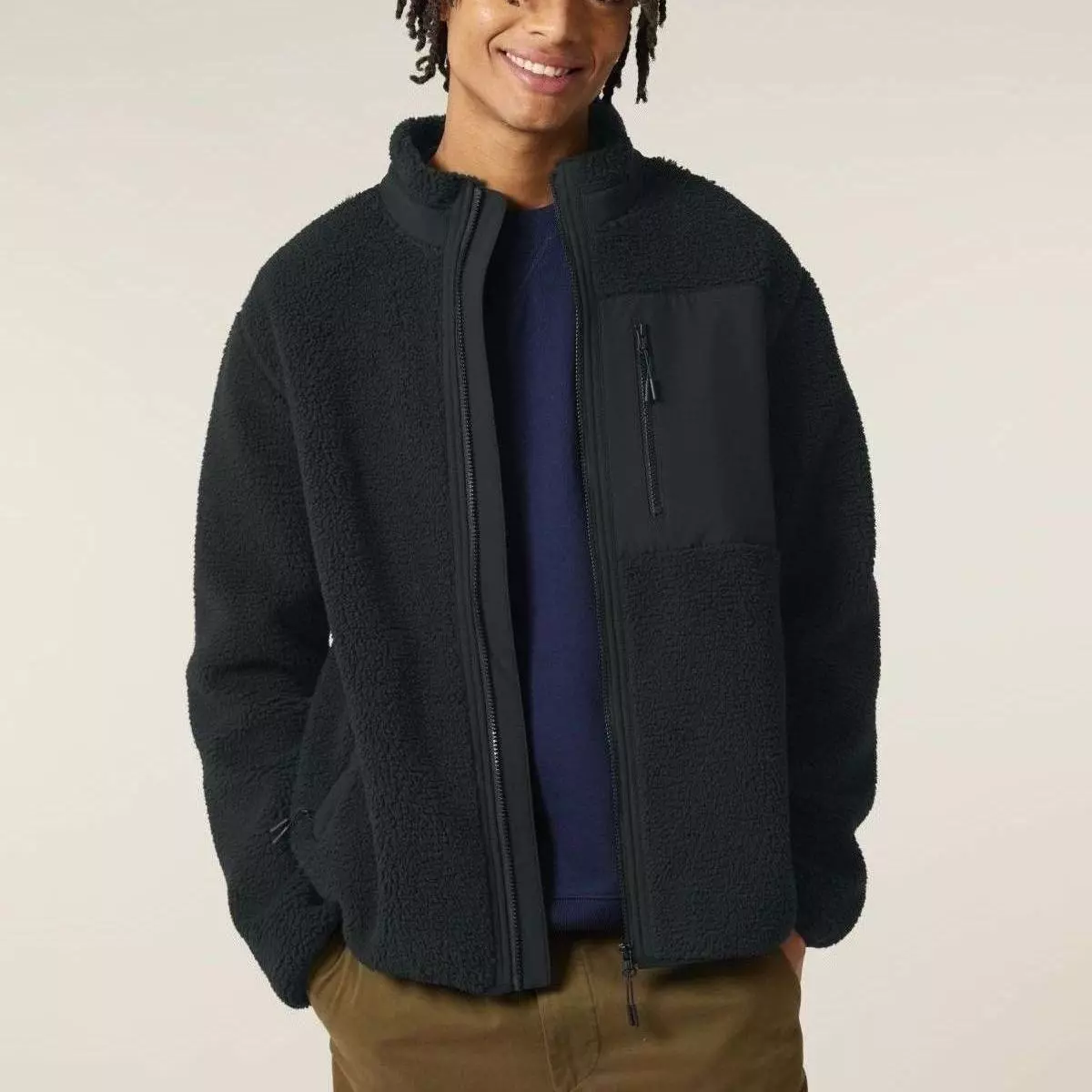 SFM0_STJU248_C002 Fleece-Jacke Modell: Brock