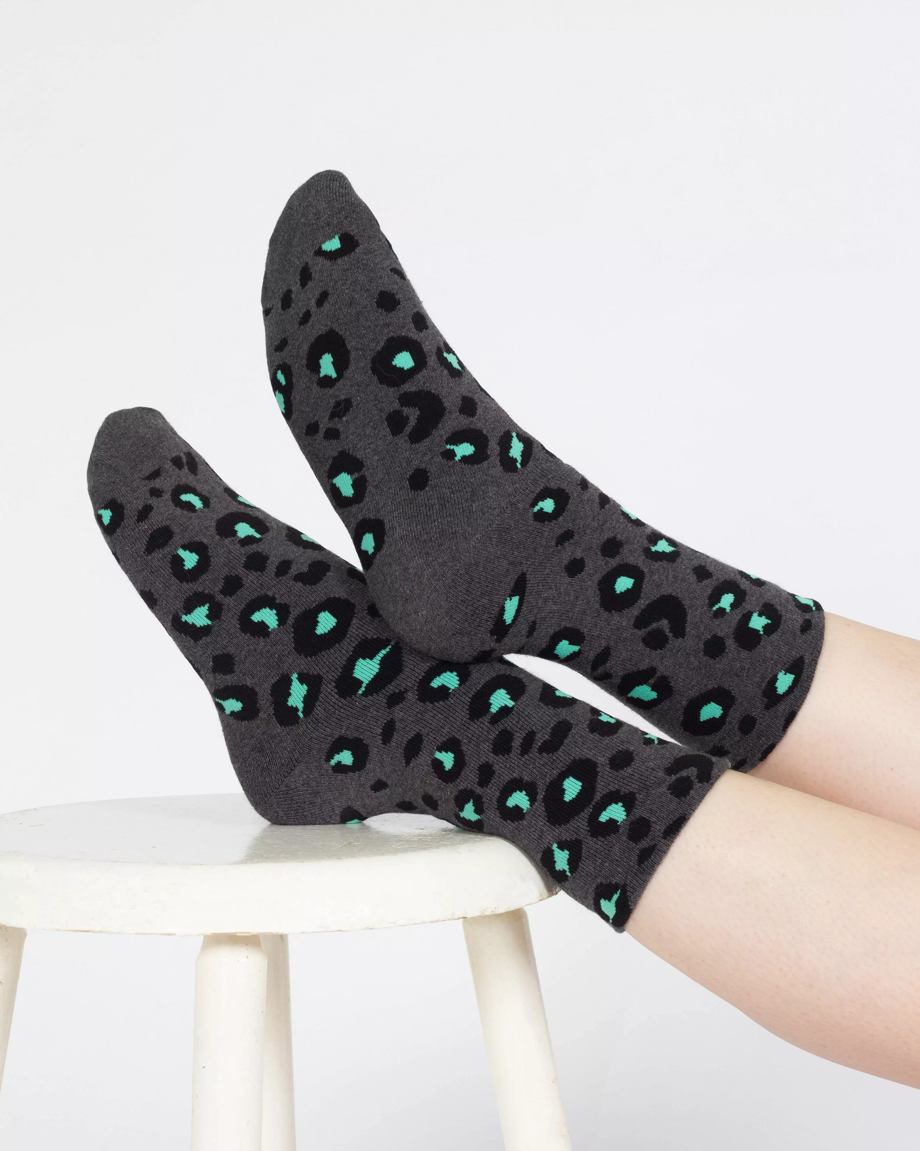 Socken Modell: Leopard Long