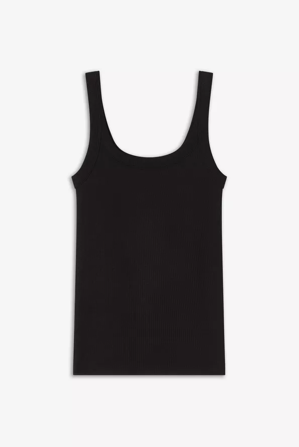 Top Modell: Singlet Ribbed GOTS