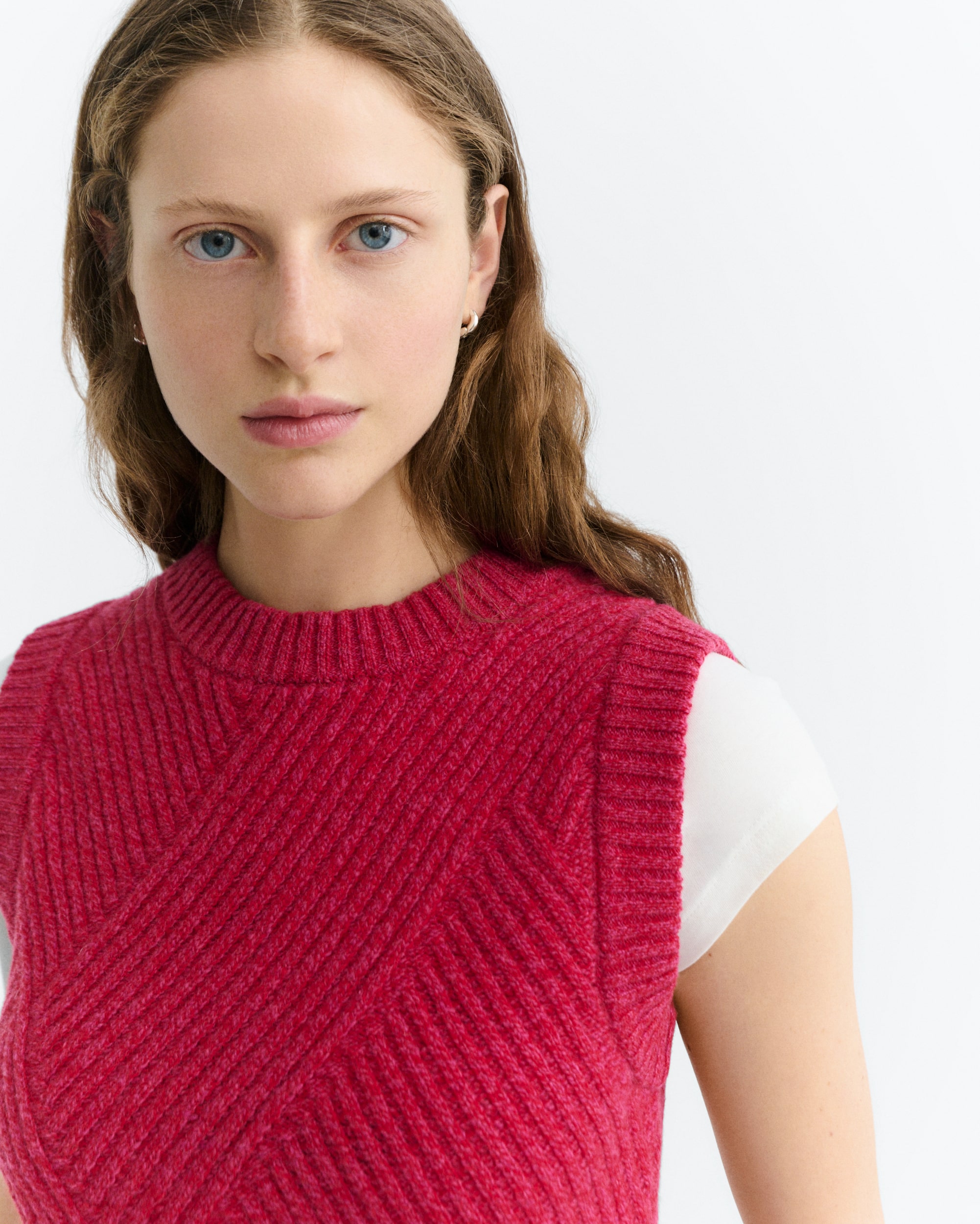 Rippstrick Pullunder Modell: Kaia