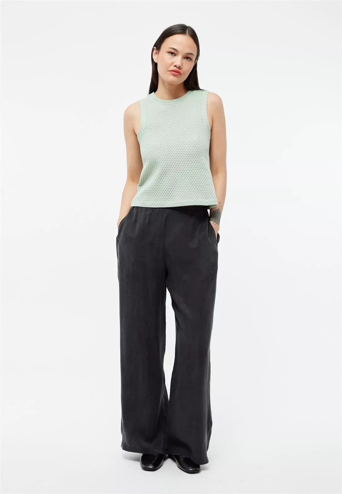 Tencel-Hose Wide Fit Modell: Marla