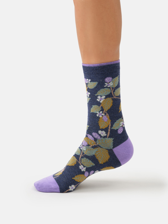 Socken Modell: Blackberry Bramle