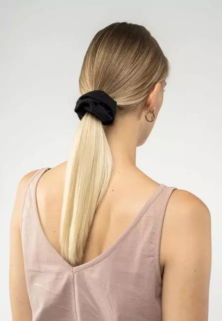 Ajitha-black-02 Scrunchie Modell: Ajitha GOTS