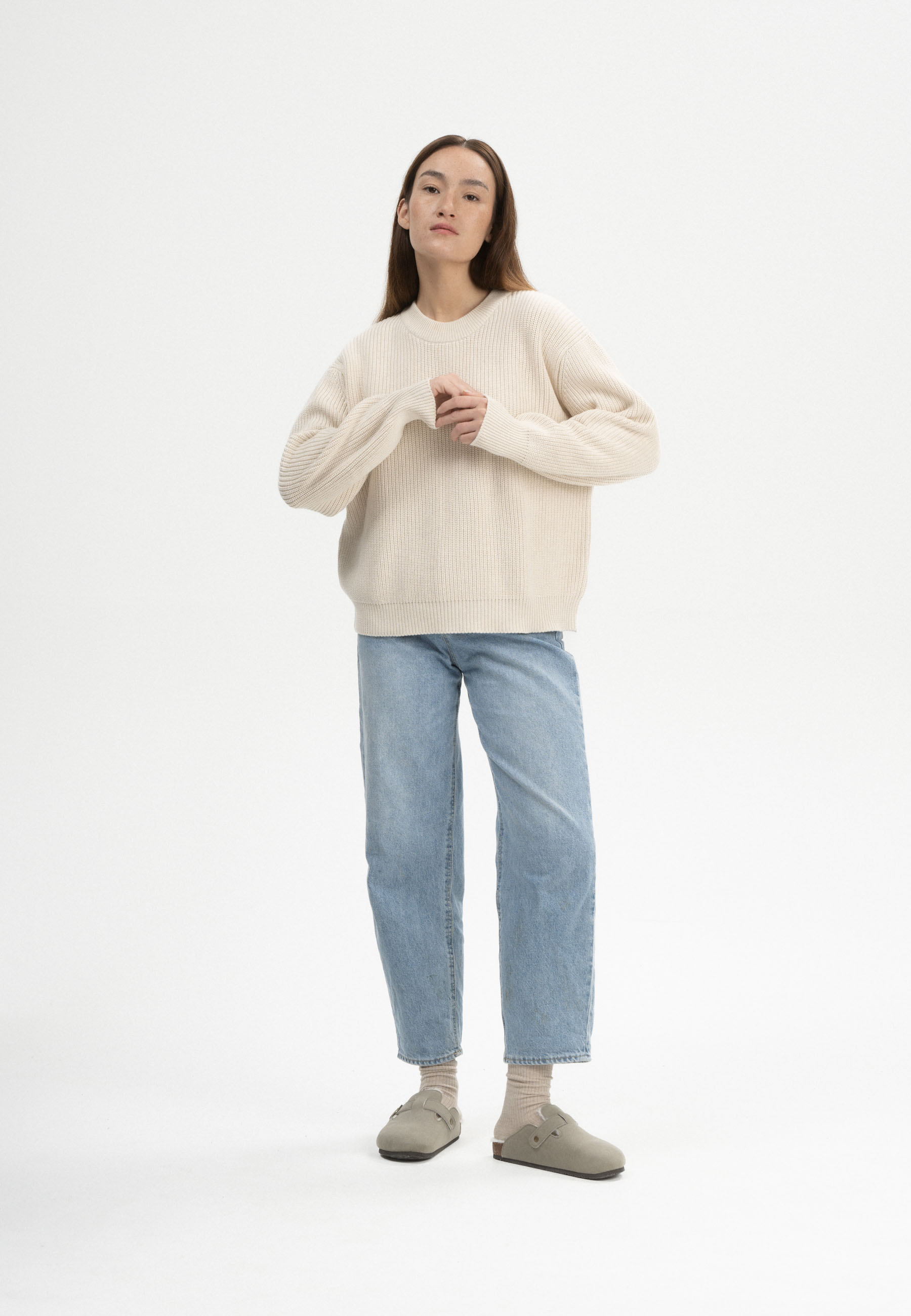 Rippstrick Pullover Modell: Adah