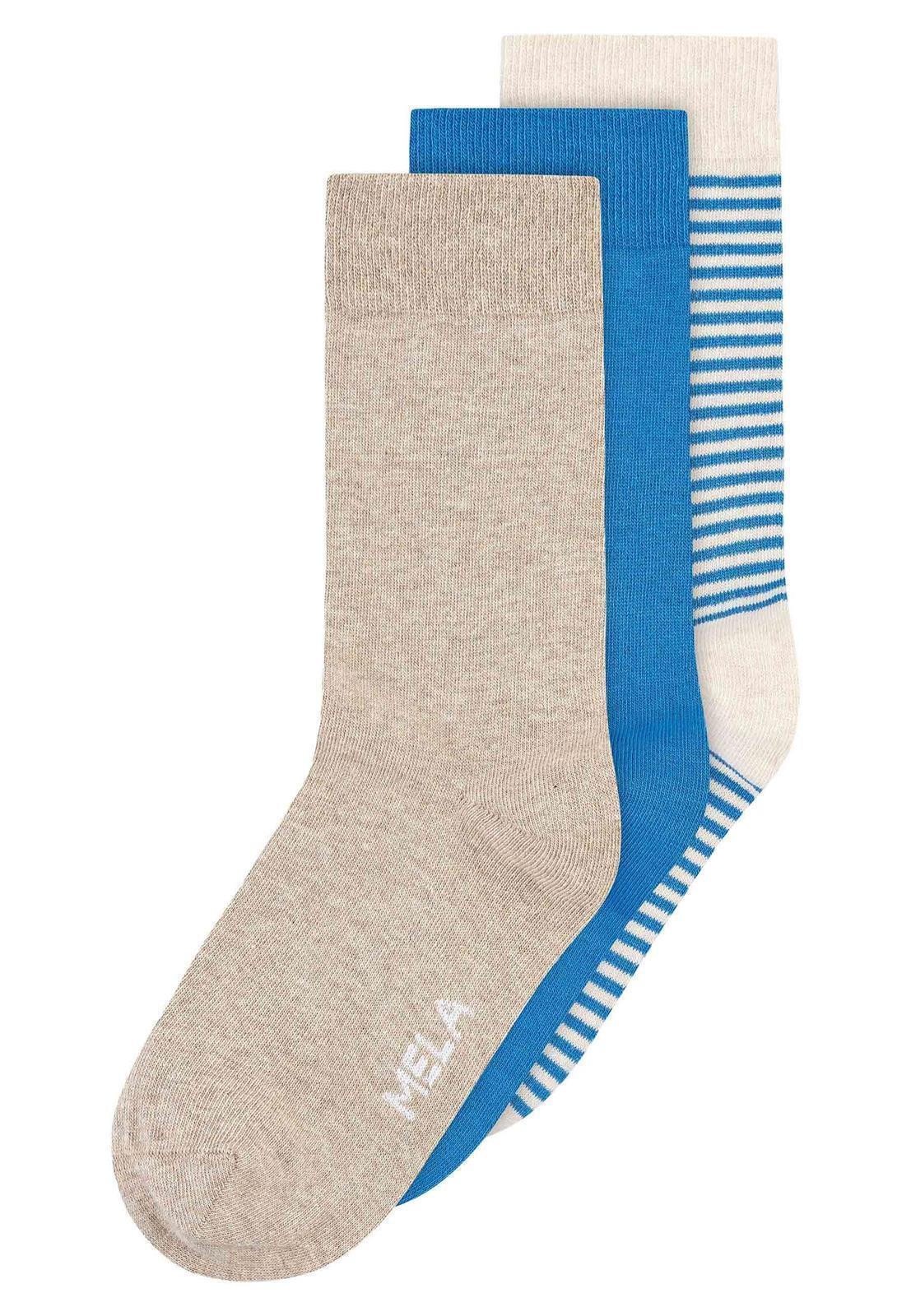 Baumwoll-Socken GOTS, 3er-Pack