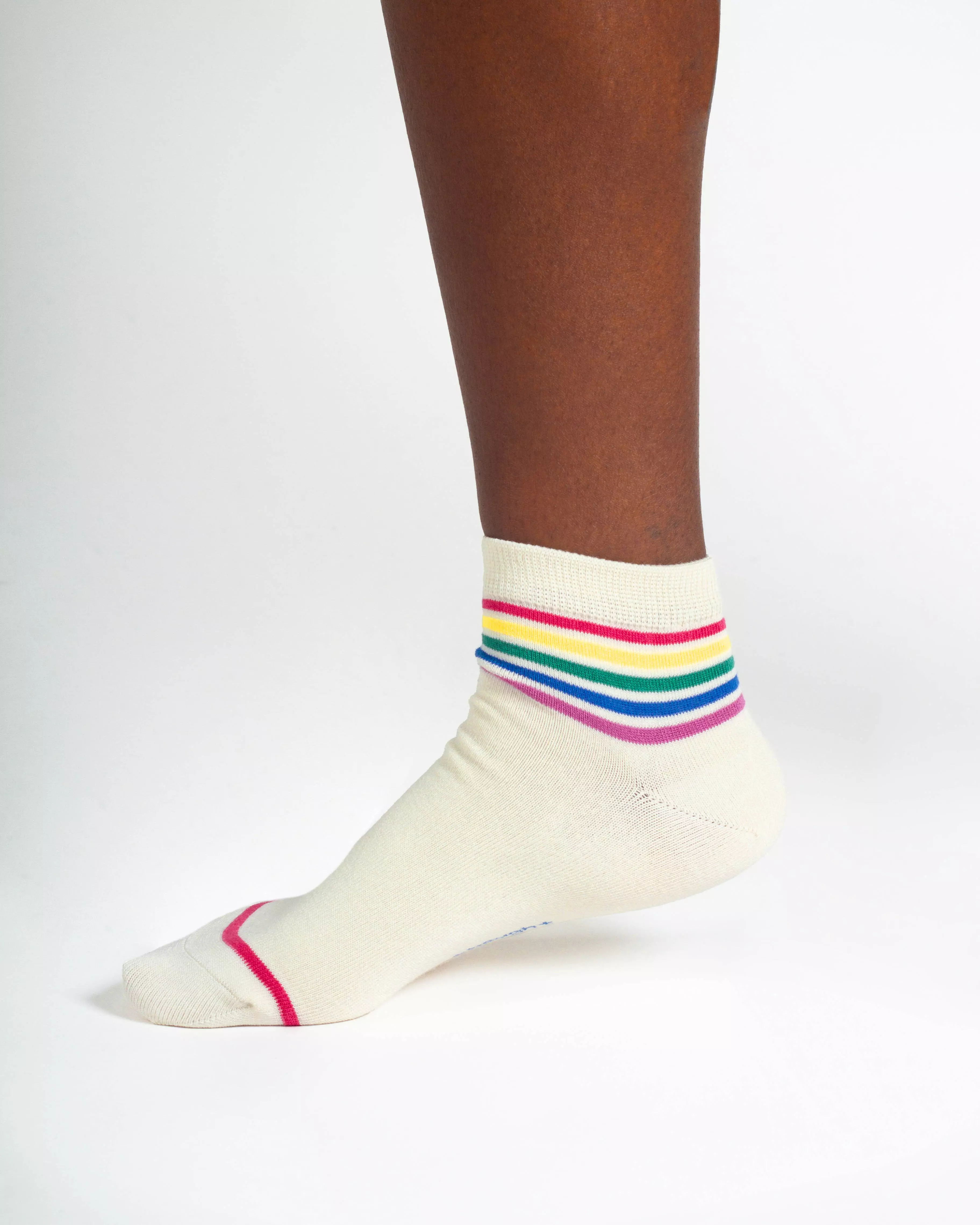 Socken Modell: Rainbow Stripes