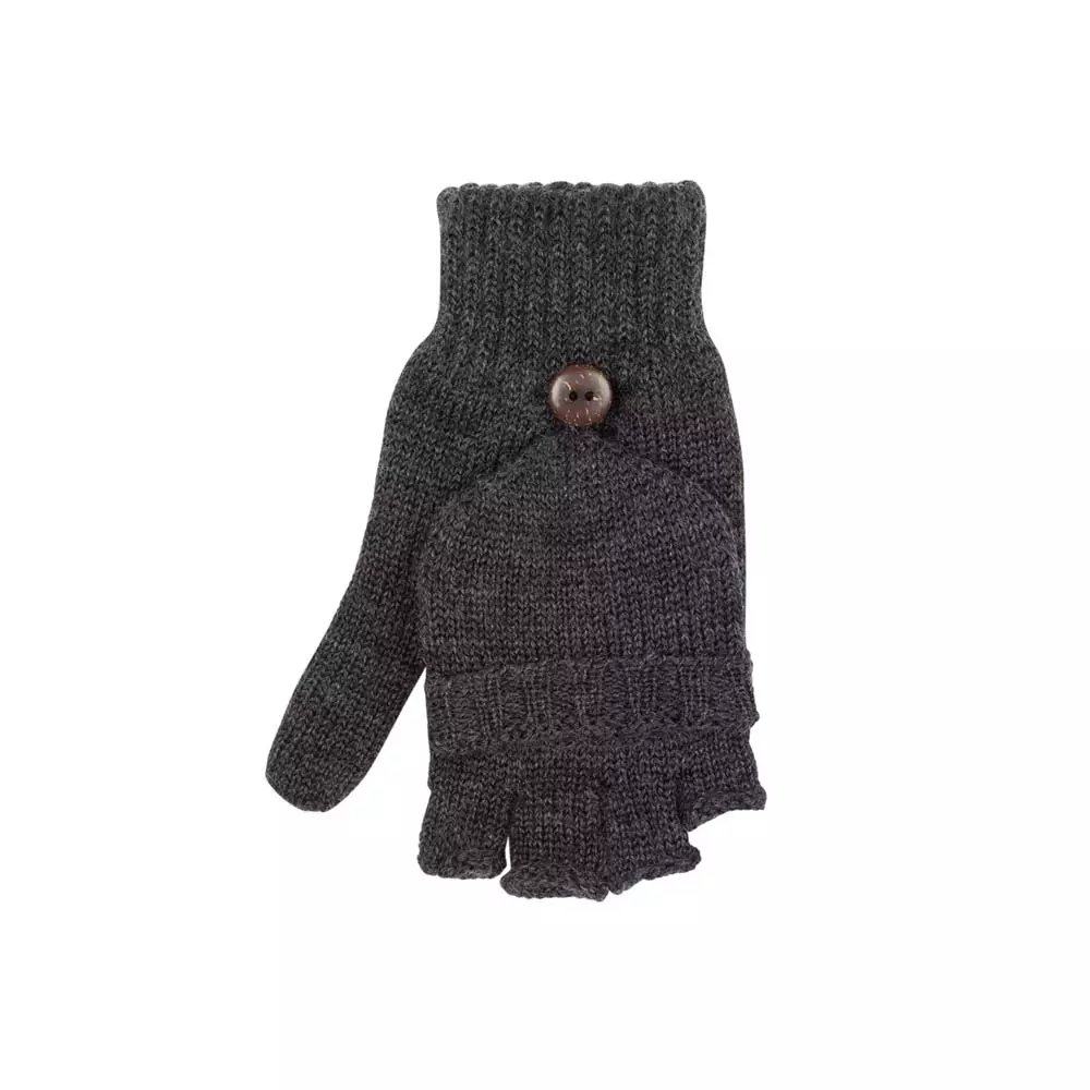 Merino-Halbfingerhandschuh GOTS