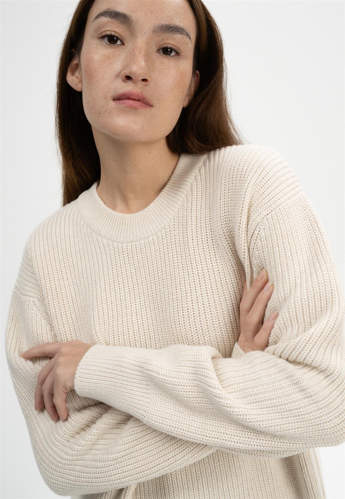 Rippstrick Pullover Modell: Adah