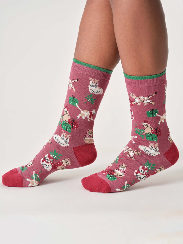 Socken Modell: Christmas Pet