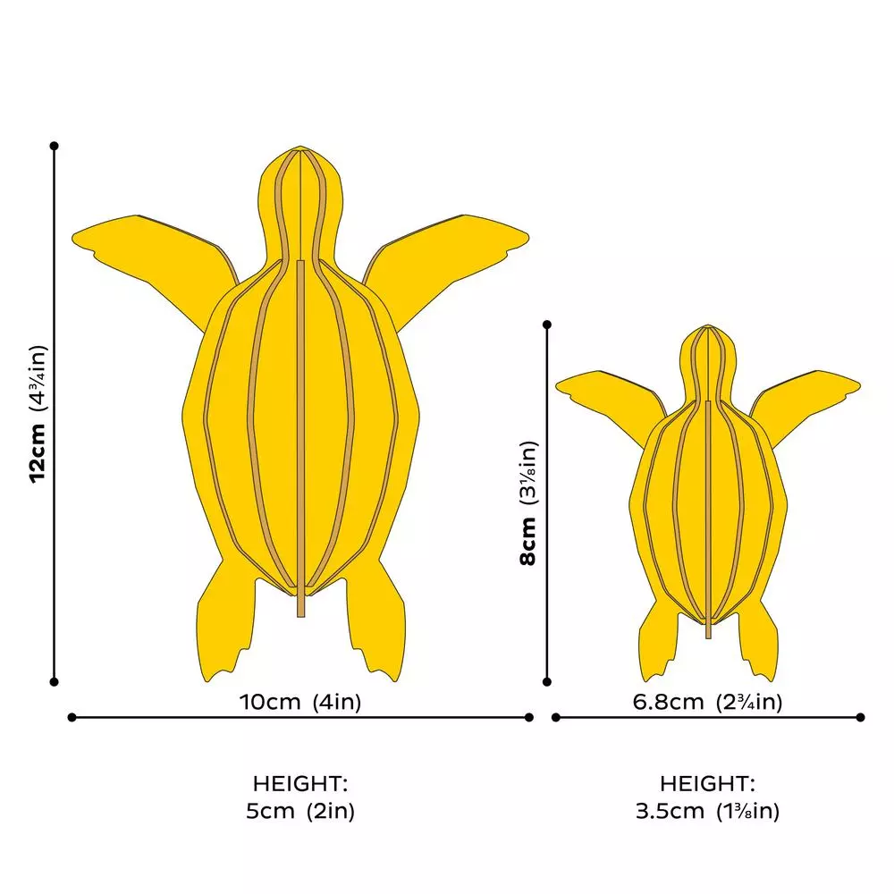 Holzdekoration Modell: SeaTurtle 12cm