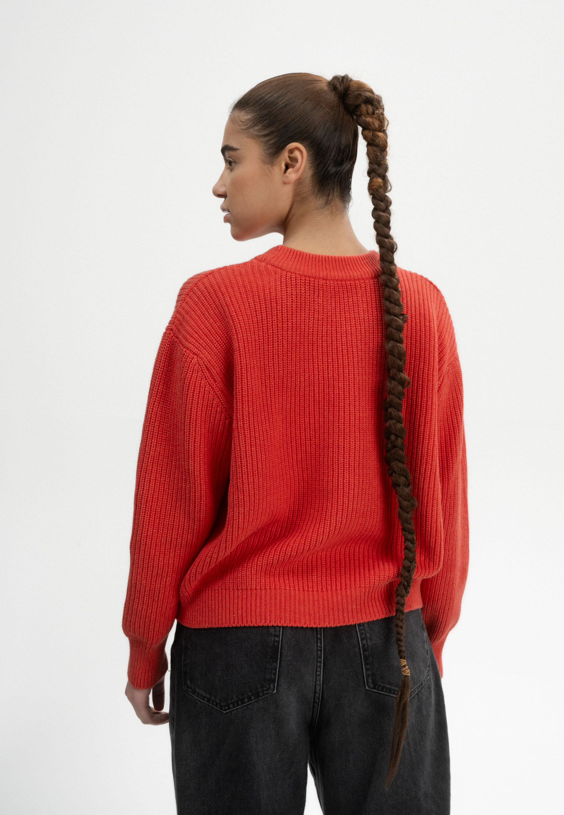 Rippstrick Pullover Modell: Adah