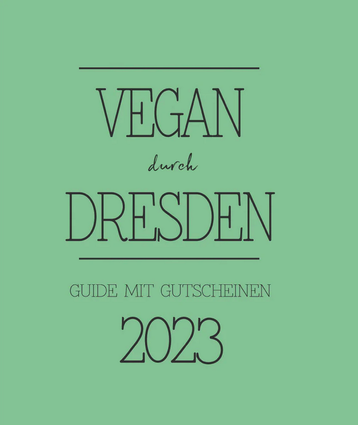 Vegan durch Dresden Gutscheinheft