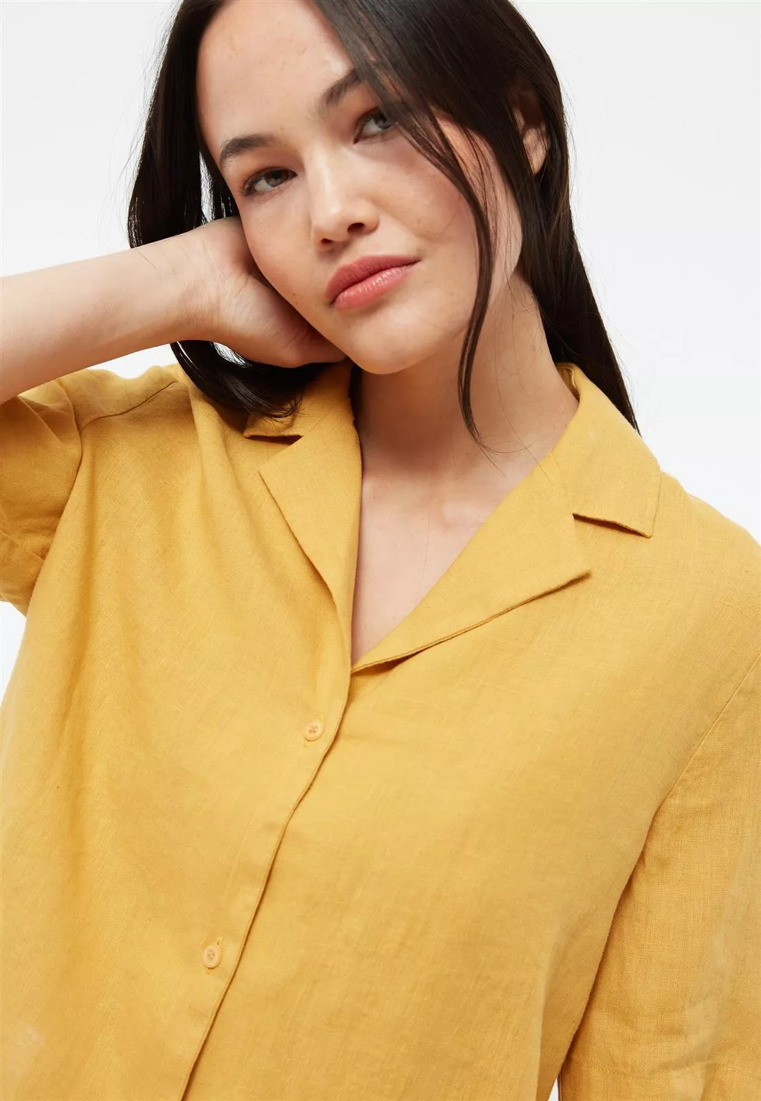 Leinen Bluse Modell: Carol