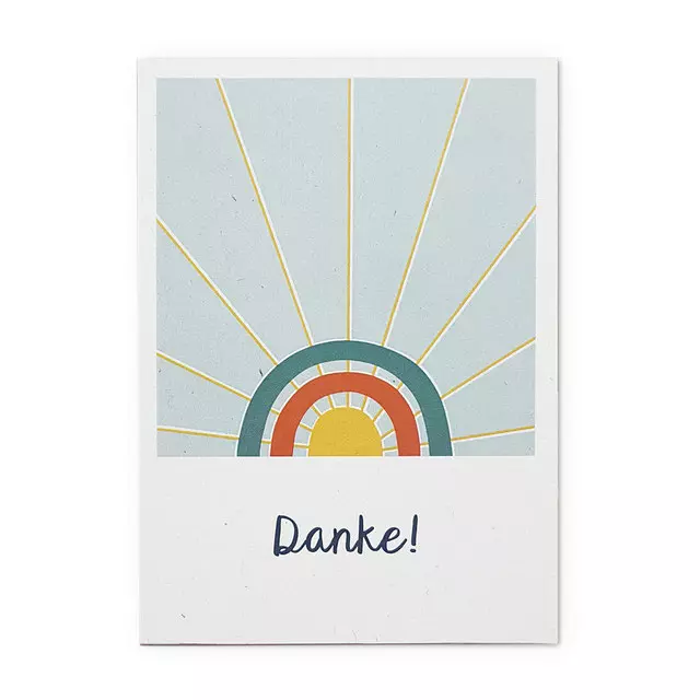 Postkarte Danke Postkarte Danke