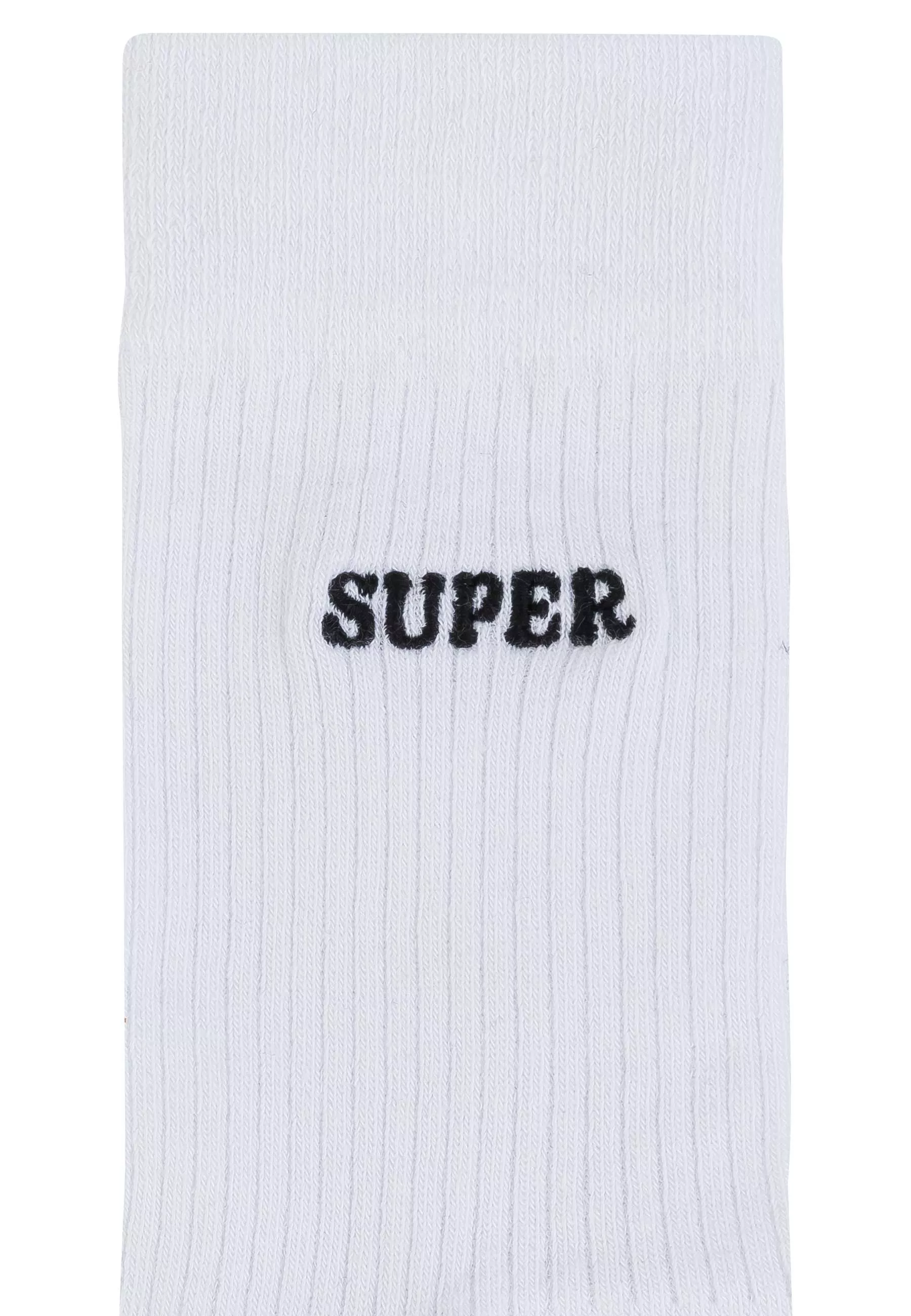 Gerippte Socken mit Stickerei, 1er Pack