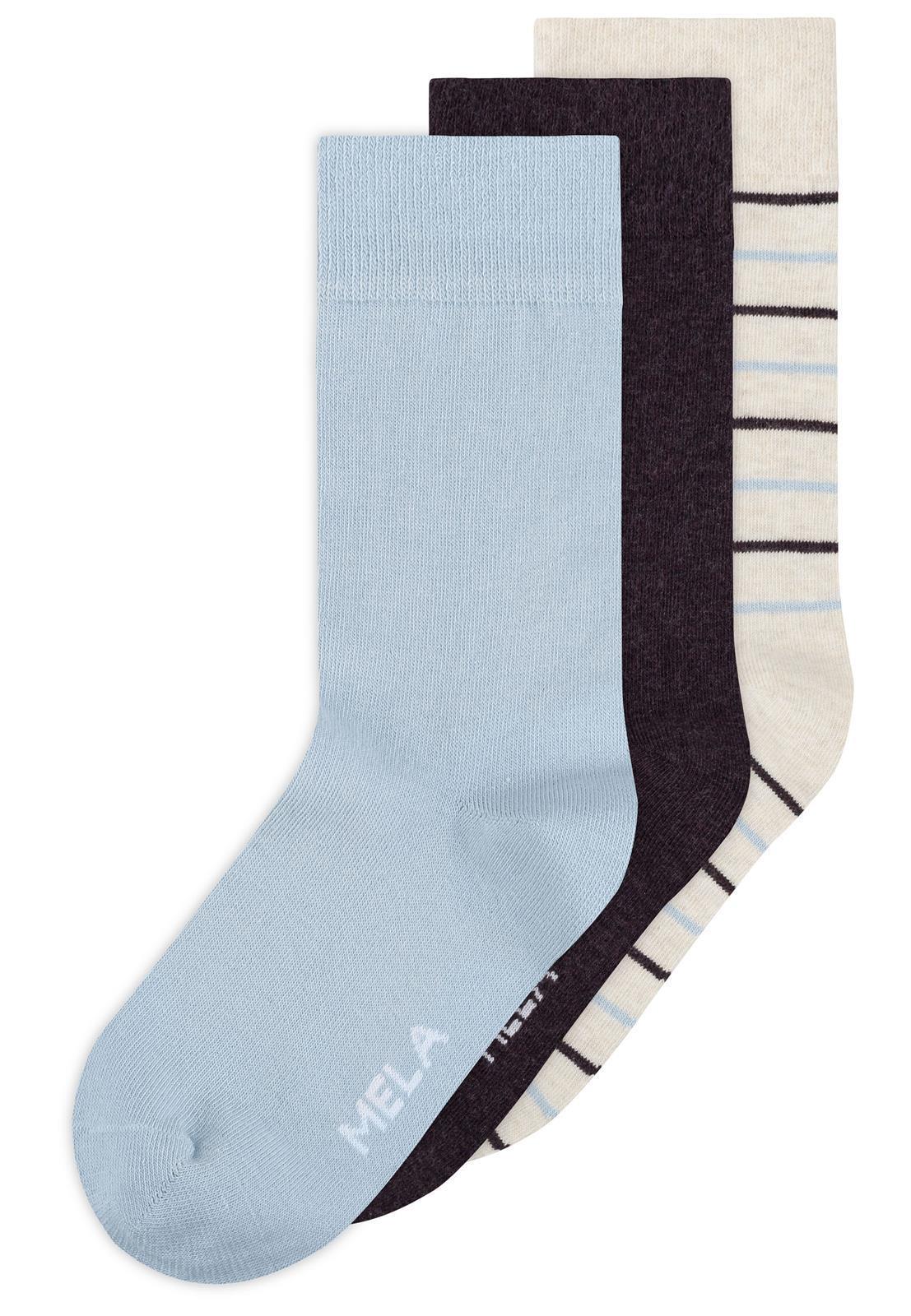 Baumwoll-Socken GOTS, 3er-Pack