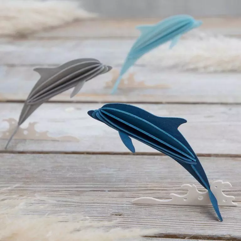Holzdekoration Modell: Dolphin 15cm
