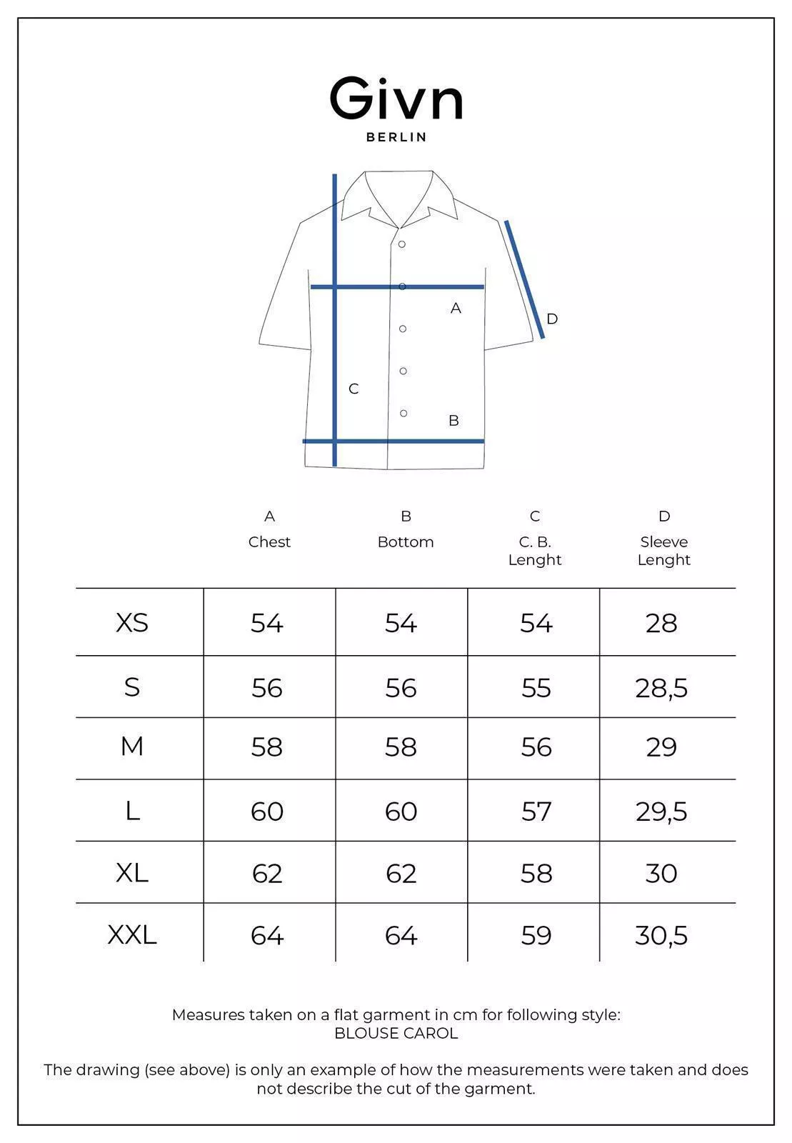 Leinen Bluse Modell: Carol