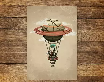 Postkarte Modell: "Planet Explorer"