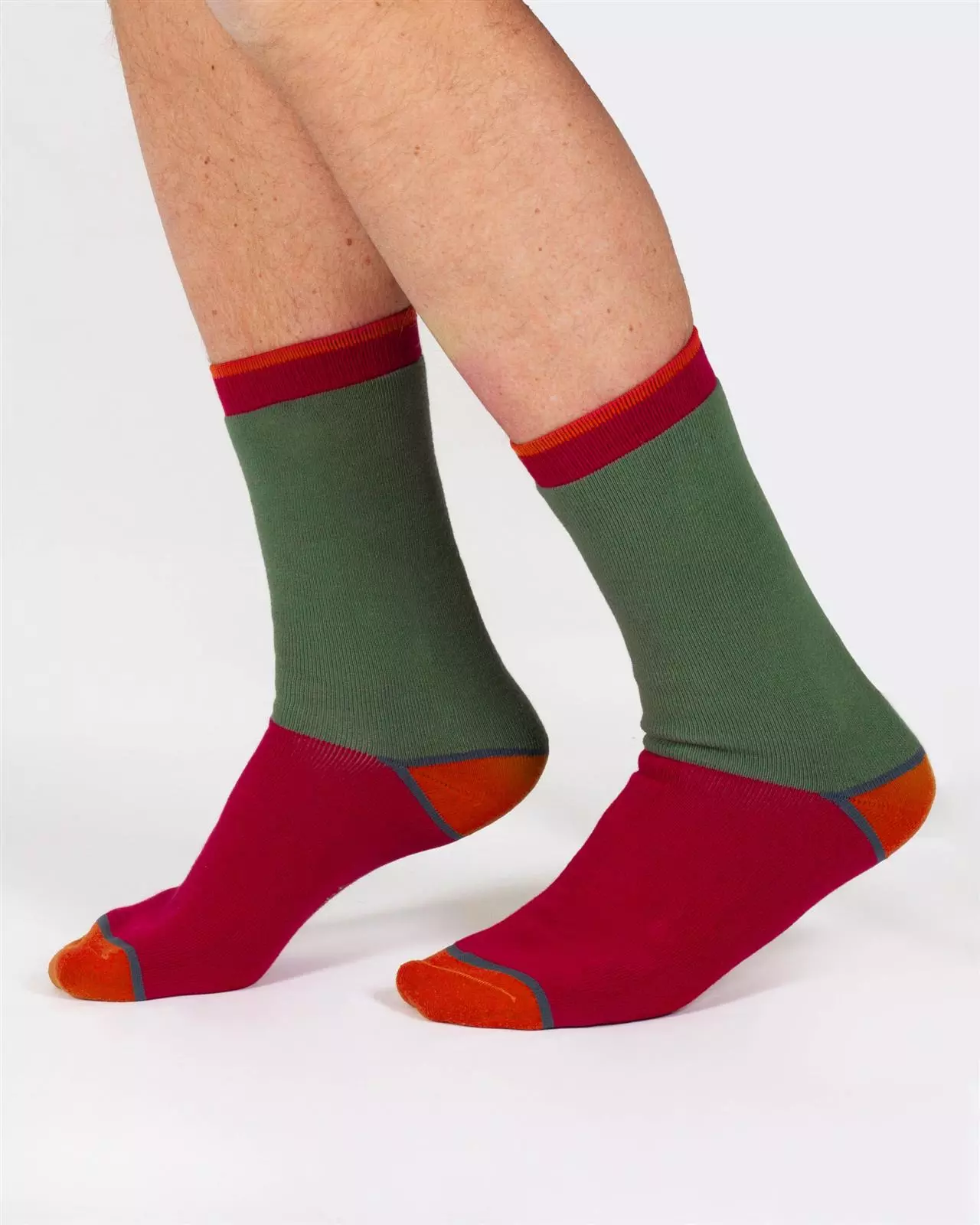 ta425 purple green image 3.jpg Socken Modell: Walker Color