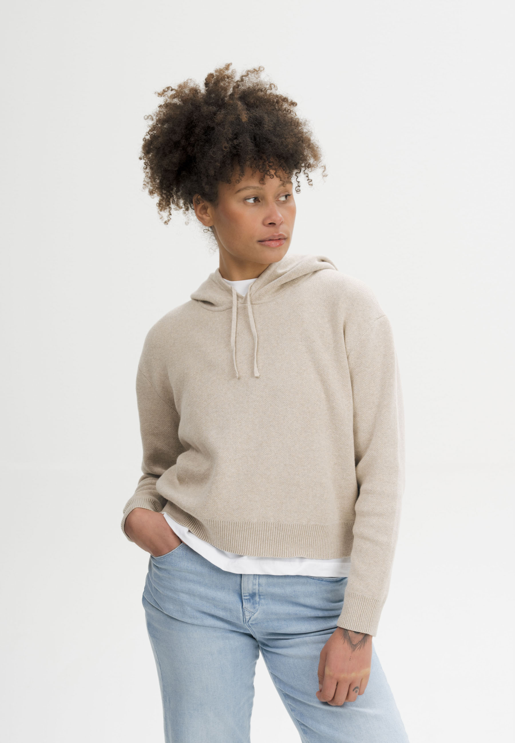 Kapuzen-Strickpullover Modell: Janisha