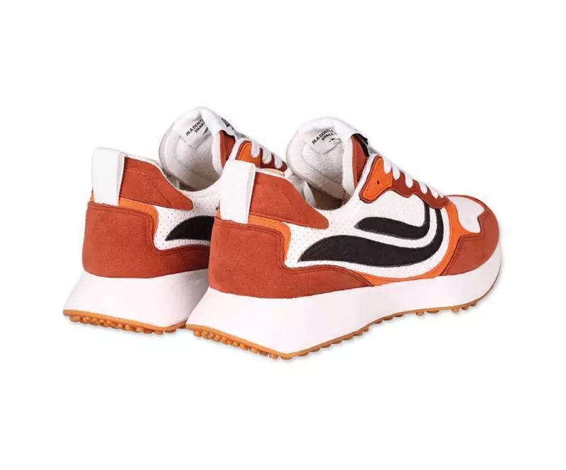 Sneaker G-Marathon Perfo Red/Orange/Dark Brown